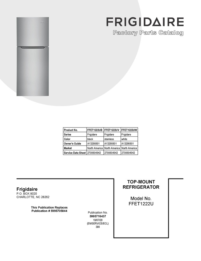 Diagram for FFET1222UW