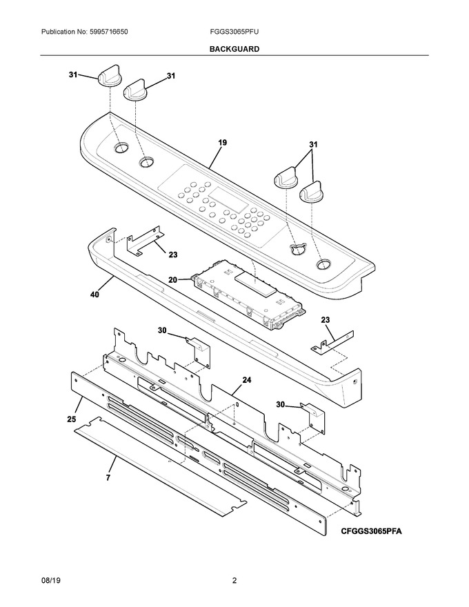 Diagram for FGGS3065PFU