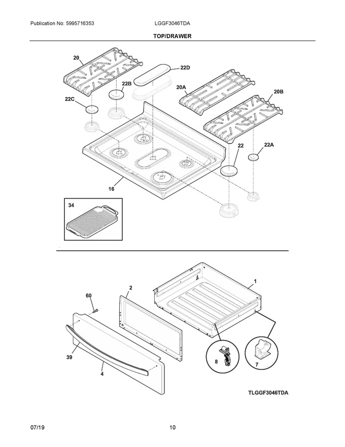 Diagram for LGGF3046TDA