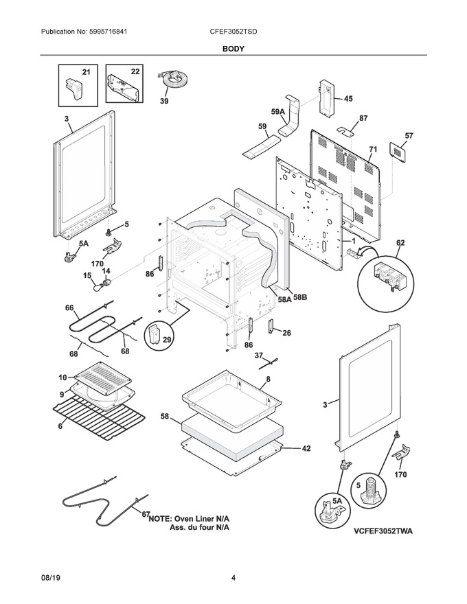 Diagram for CFEF3052TSD