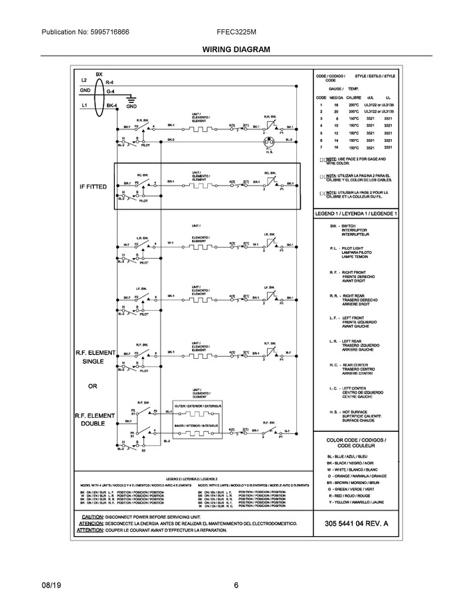 Diagram for FFEC3225MWB