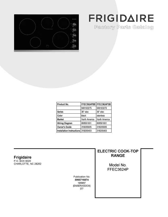 Diagram for FFEC3624PBB