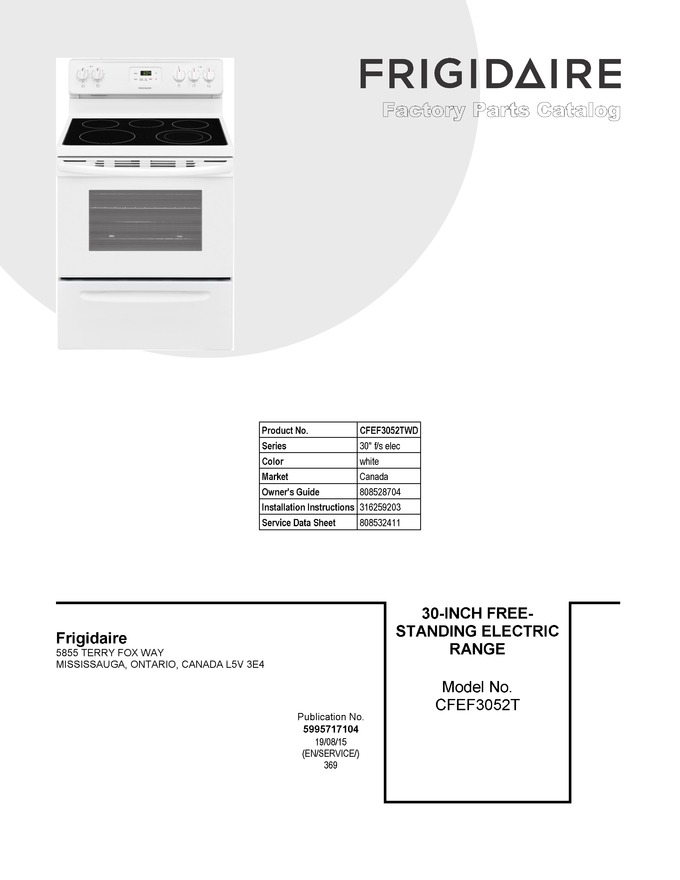 Diagram for CFEF3052TWD