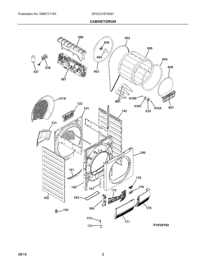 Diagram for EFDC210TIW01