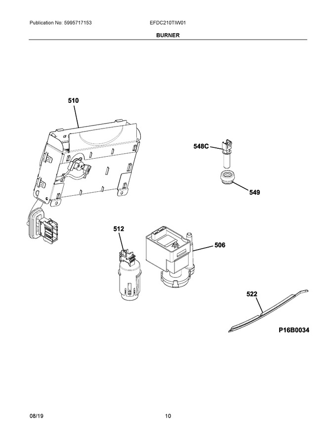 Diagram for EFDC210TIW01