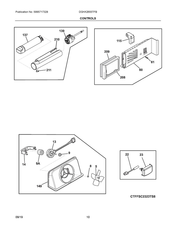 Diagram for DGHX2655TFB