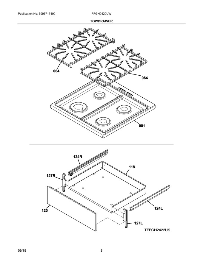 Diagram for FFGH2422UW