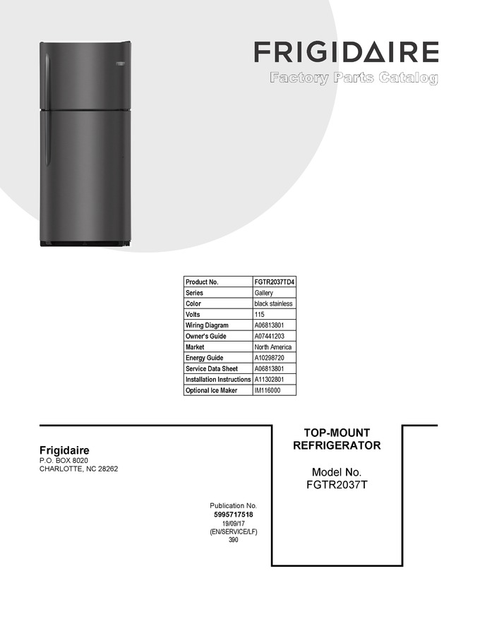 Diagram for FGTR2037TD4
