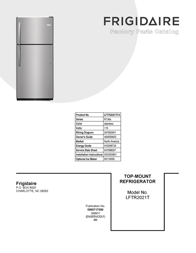 Diagram for LFTR2021TFA