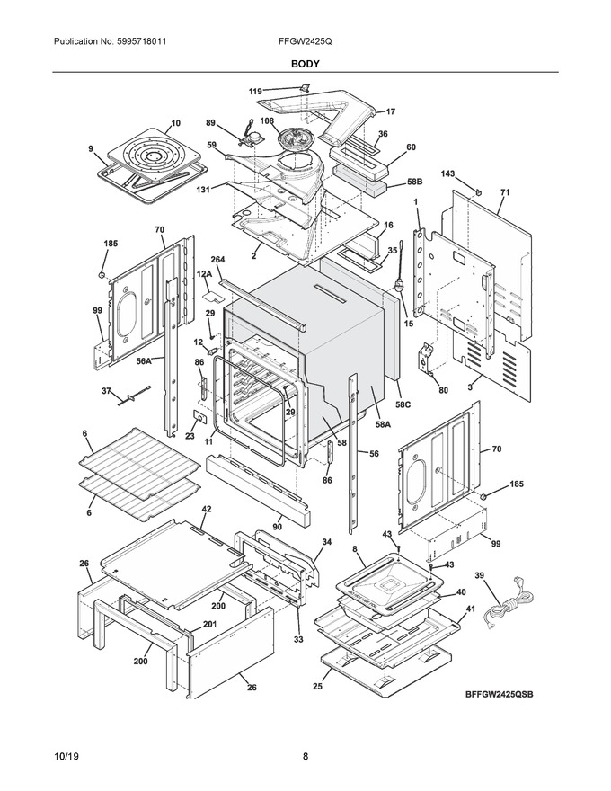 Diagram for FFGW2425QWB