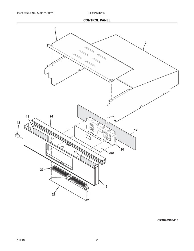 Diagram for FFGW2425QWC