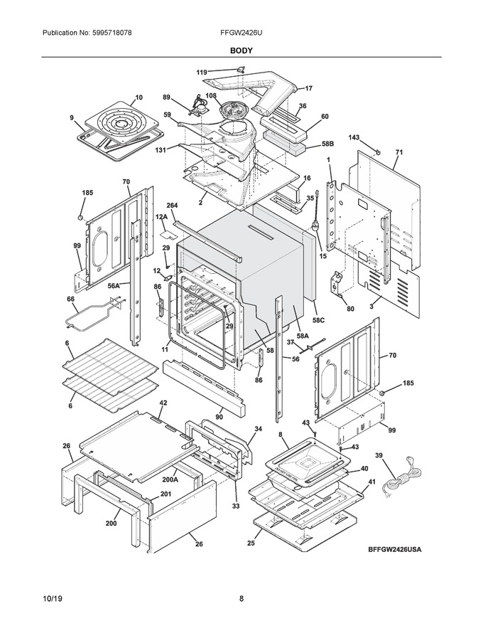 Diagram for FFGW2426UBA