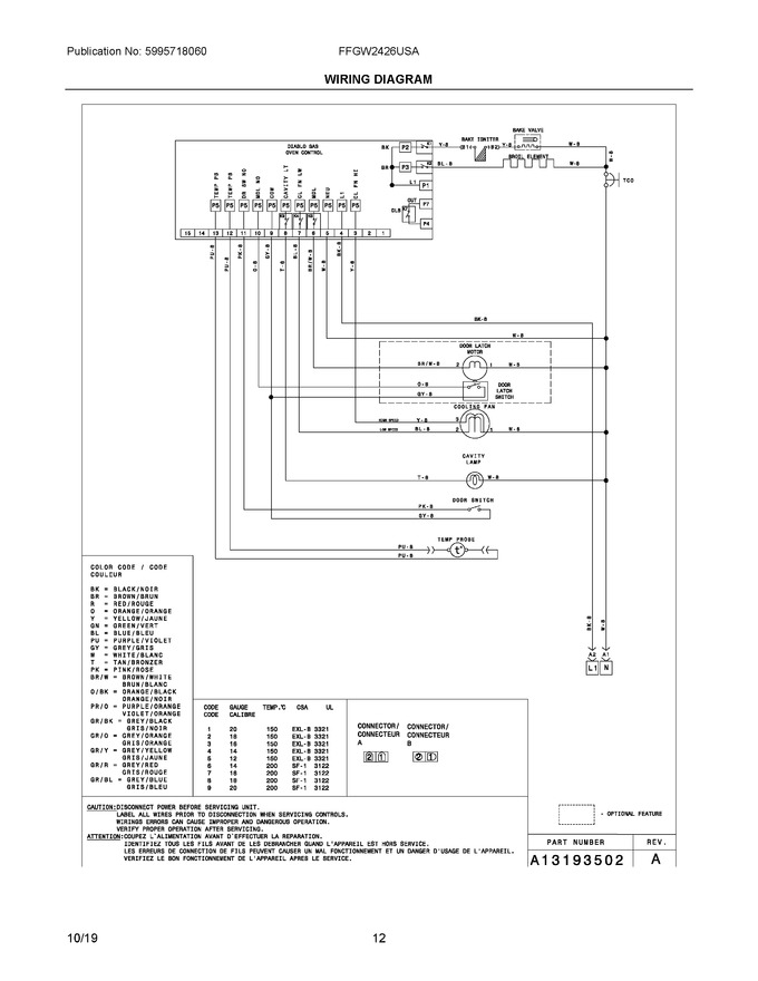 Diagram for FFGW2426USA
