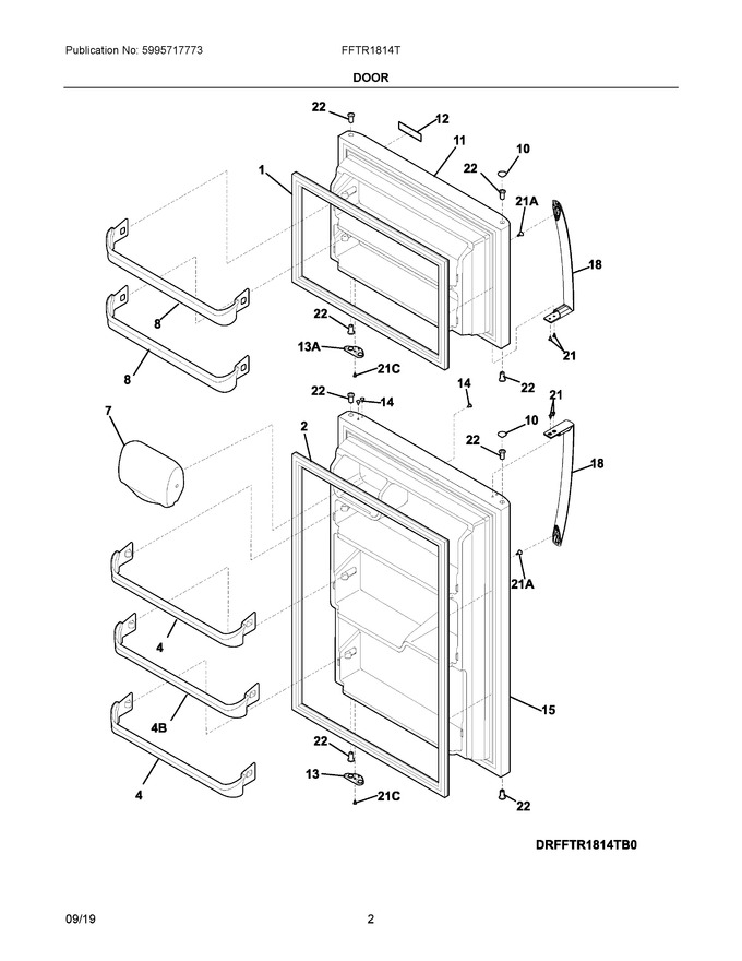 Diagram for FFTR1814TWB