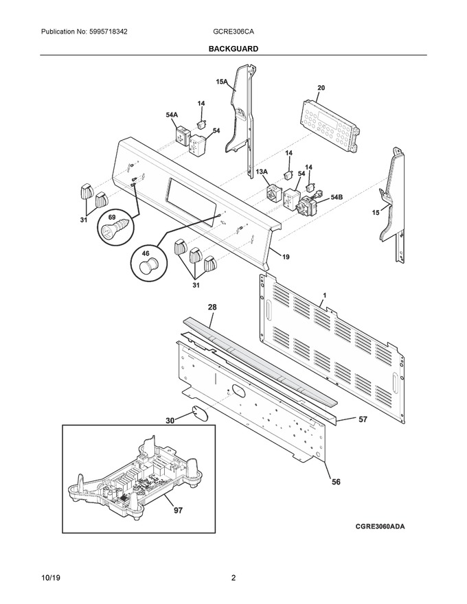 Diagram for GCRE306CADA