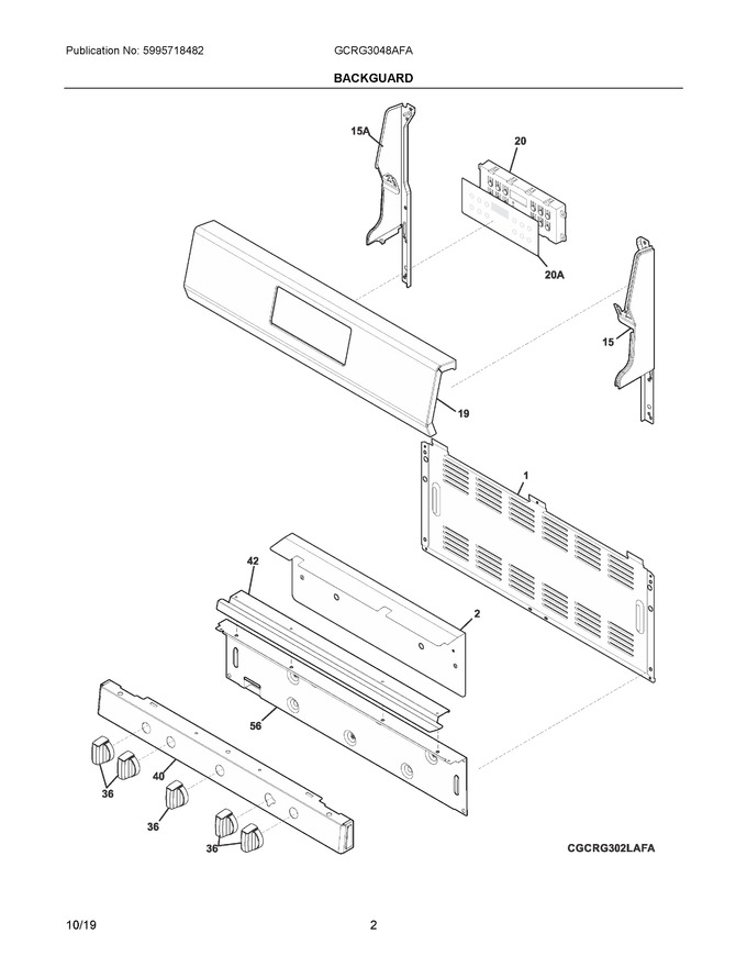 Diagram for GCRG3048AFA