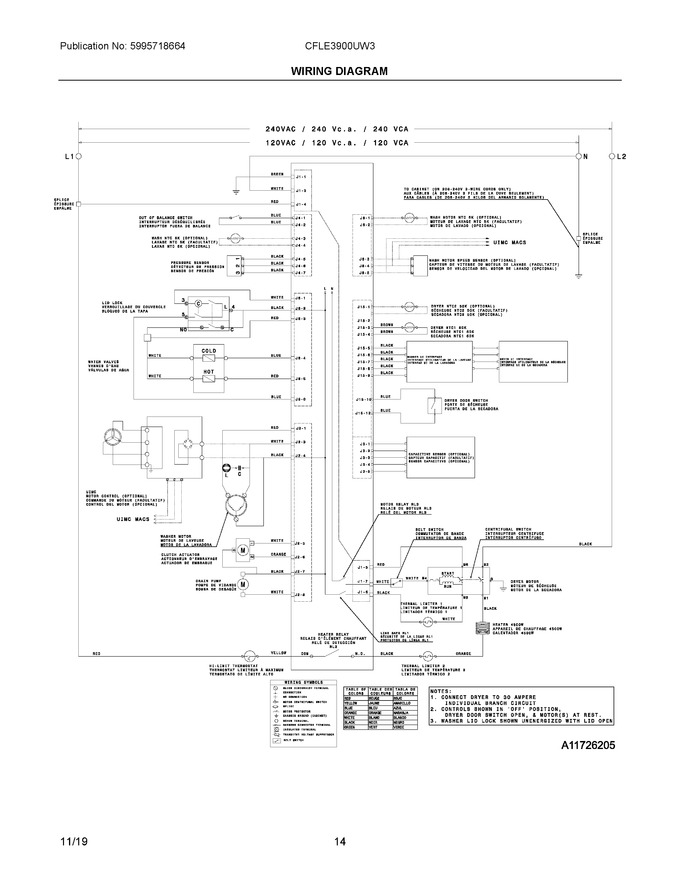 Diagram for CFLE3900UW3
