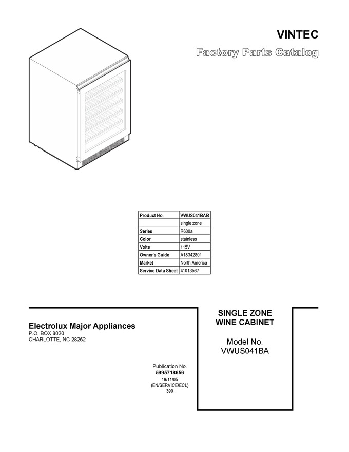 Diagram for VWUS041BAB