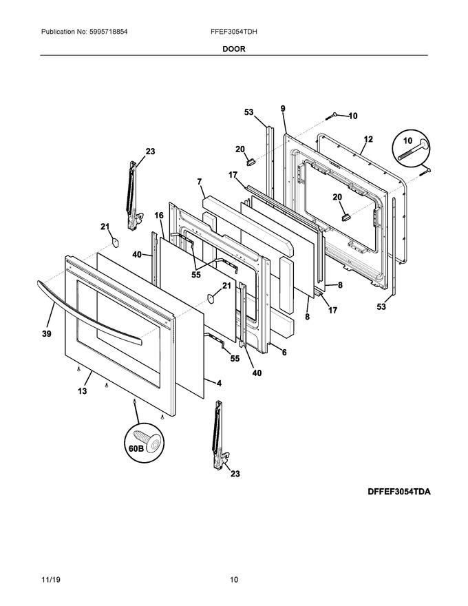 Diagram for FFEF3054TDH