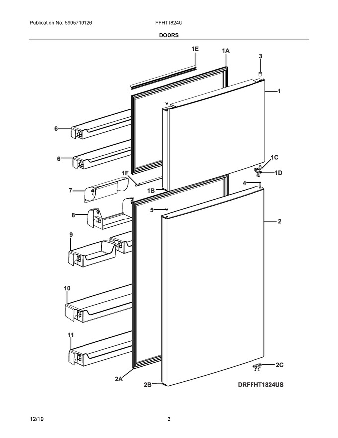 Diagram for FFHT1824UW