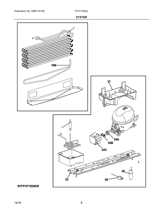 Diagram for FFHT1824UW