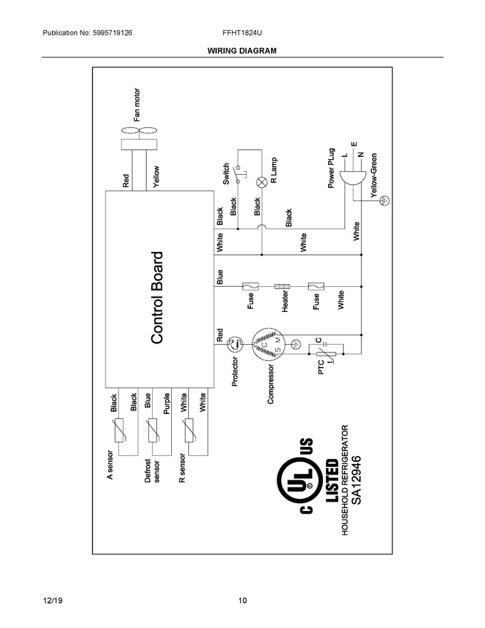 Diagram for FFHT1824UW