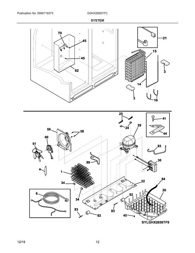 Diagram for DGHX2655TFC
