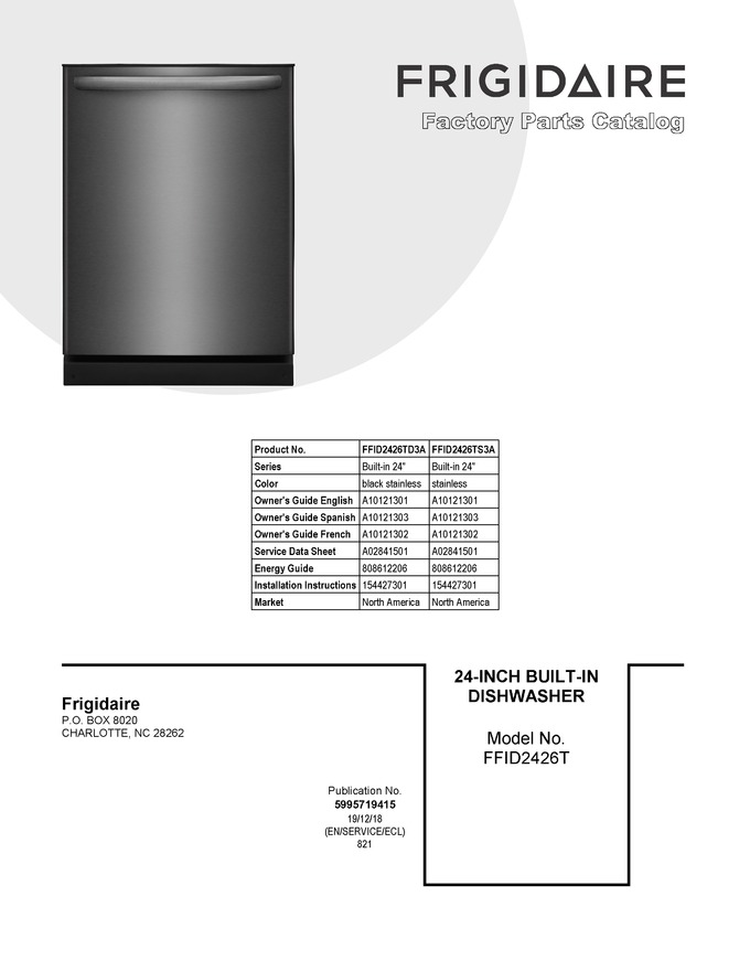Diagram for FFID2426TD3A