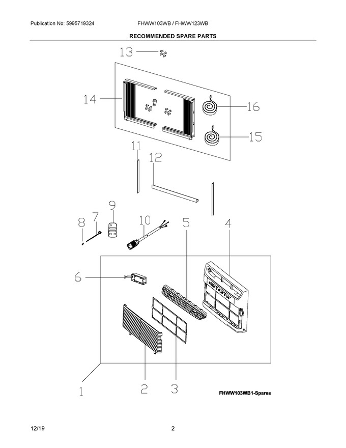 Diagram for FHWW123WBE00