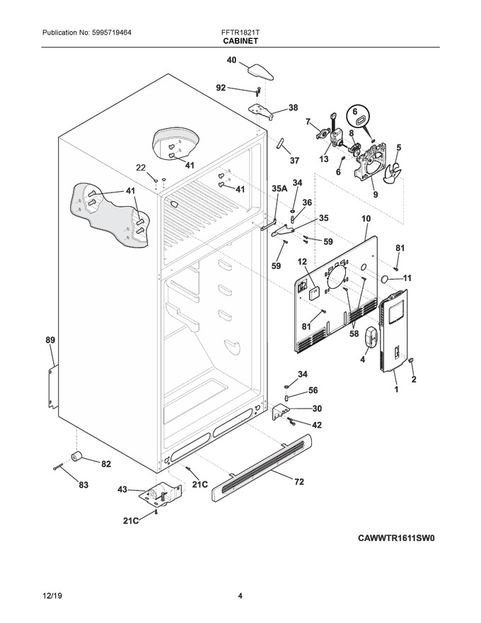 Diagram for FFTR1821TS6