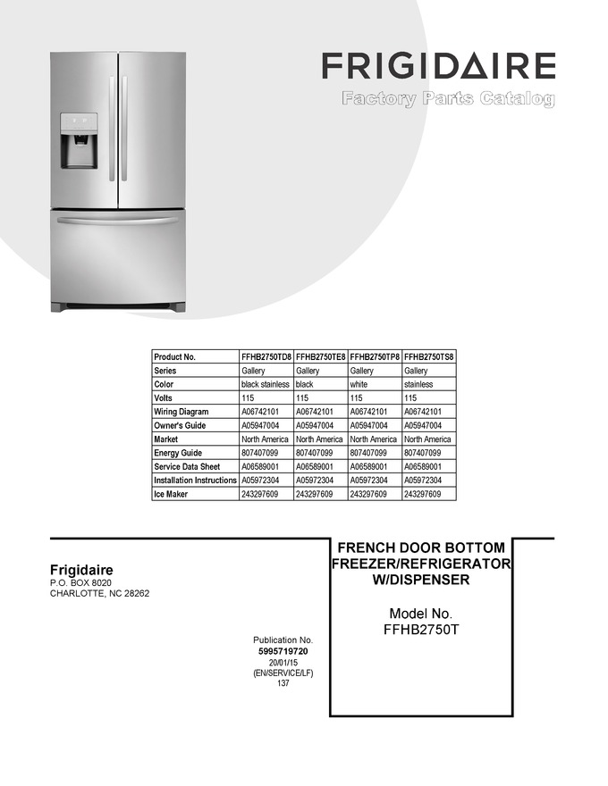 Diagram for FFHB2750TE8