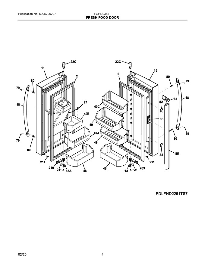 Diagram for FGHD2368TF4