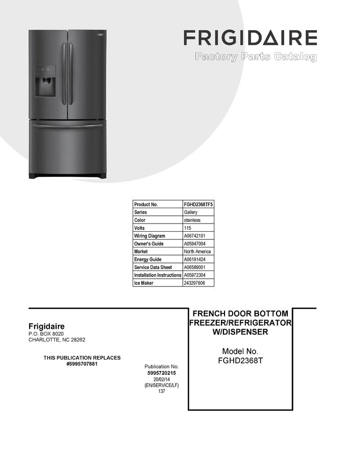 Diagram for FGHD2368TF5