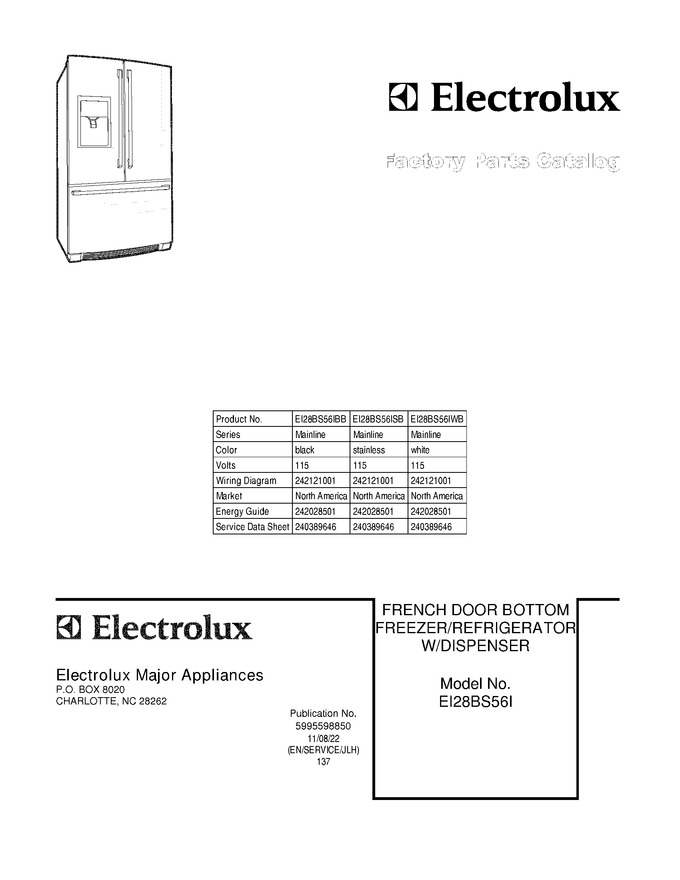 Diagram for EI28BS56IWB