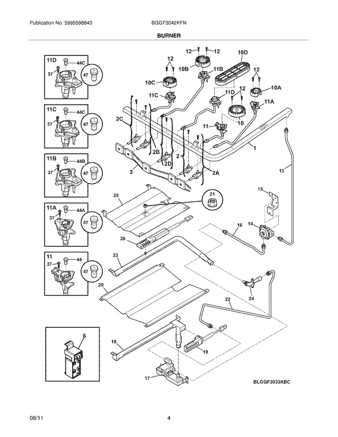 Diagram for BGGF3042KFN