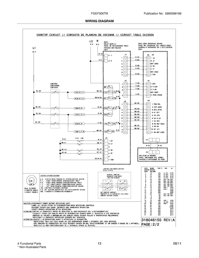 Diagram for FGEF306TMWA