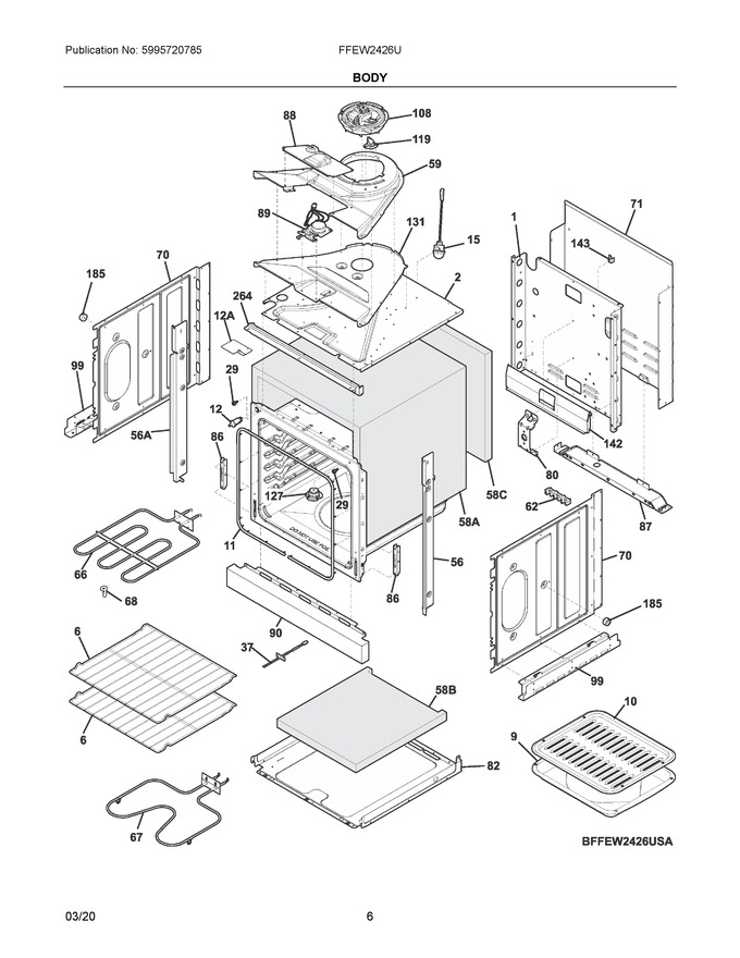 Diagram for FFEW2426UBB