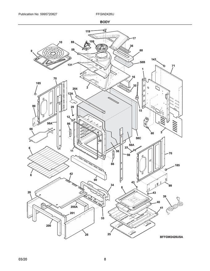 Diagram for FFGW2426UWB