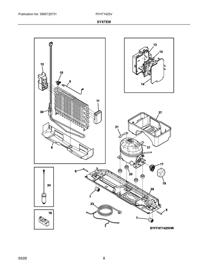 Diagram for FFHT1425VW
