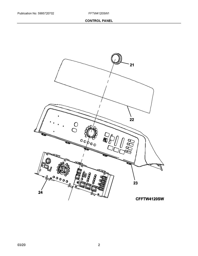 Diagram for FFTW4120SW1
