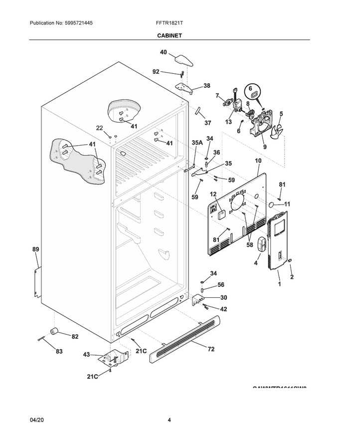 Diagram for FFTR1821TS8