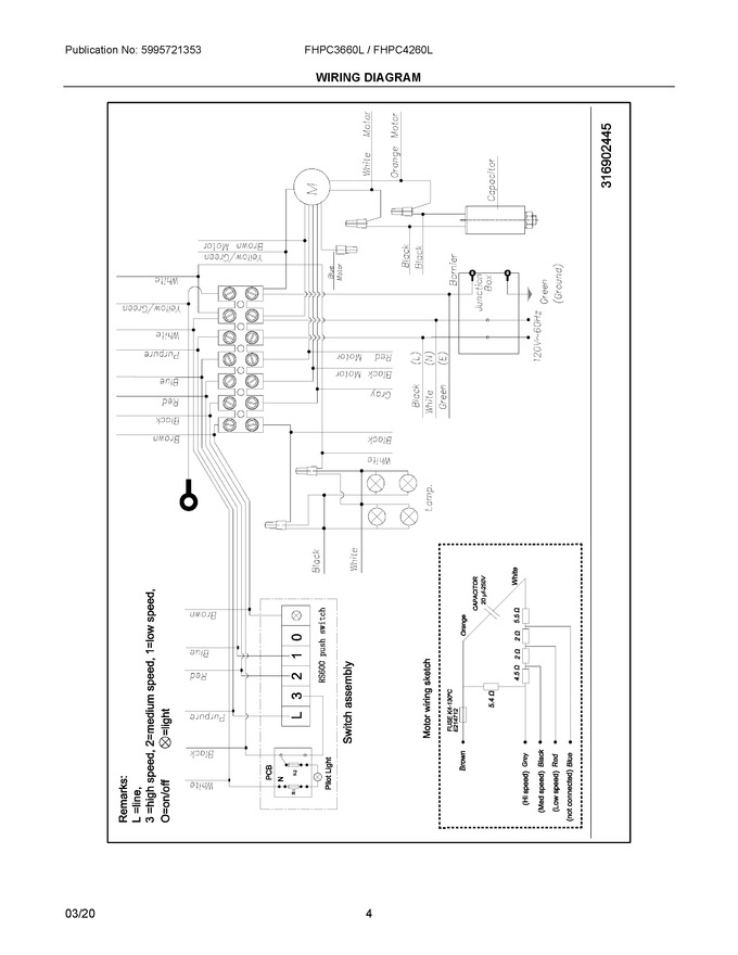 Diagram for FHPC4260LSA