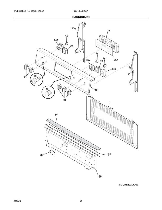 Diagram for GCRE302CADA