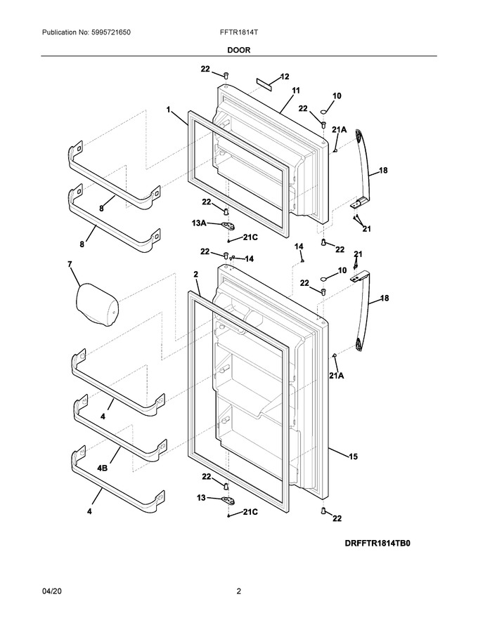 Diagram for FFTR1814TWH
