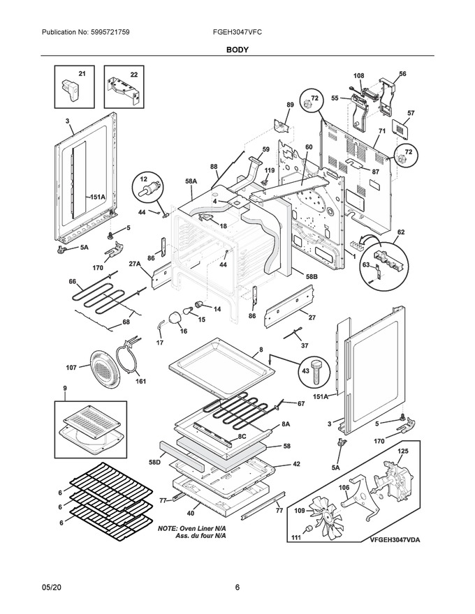 Diagram for FGEH3047VFC