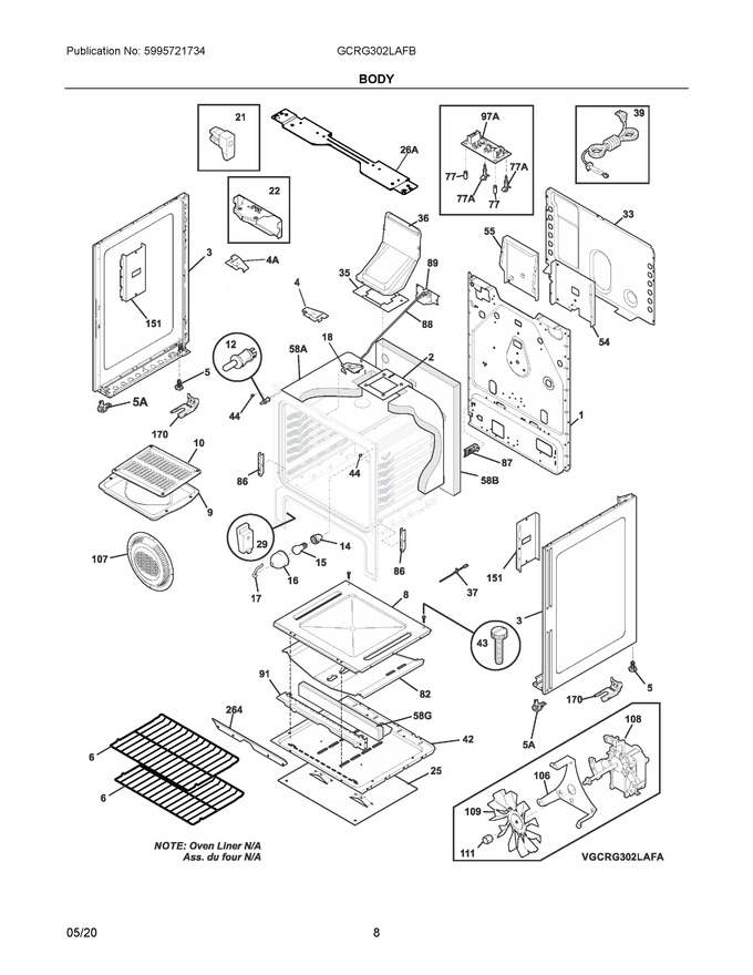 Diagram for GCRG302LAFB