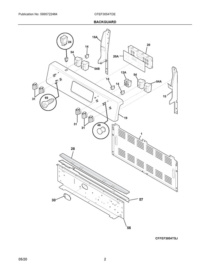 Diagram for CFEF3054TDE