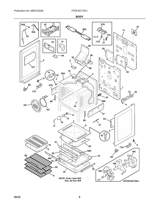 Diagram for FPGF3077QFJ