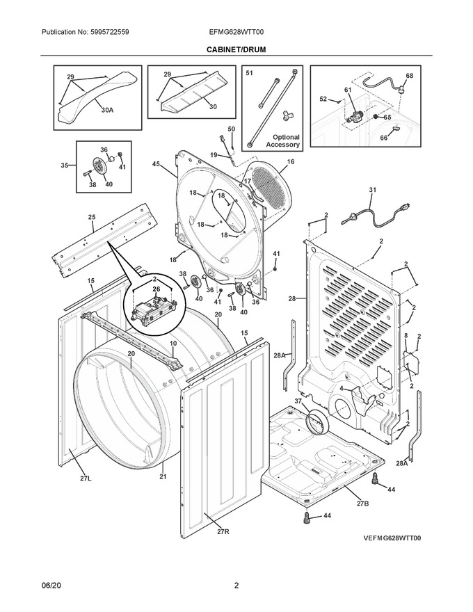 Diagram for EFMG628WTT00