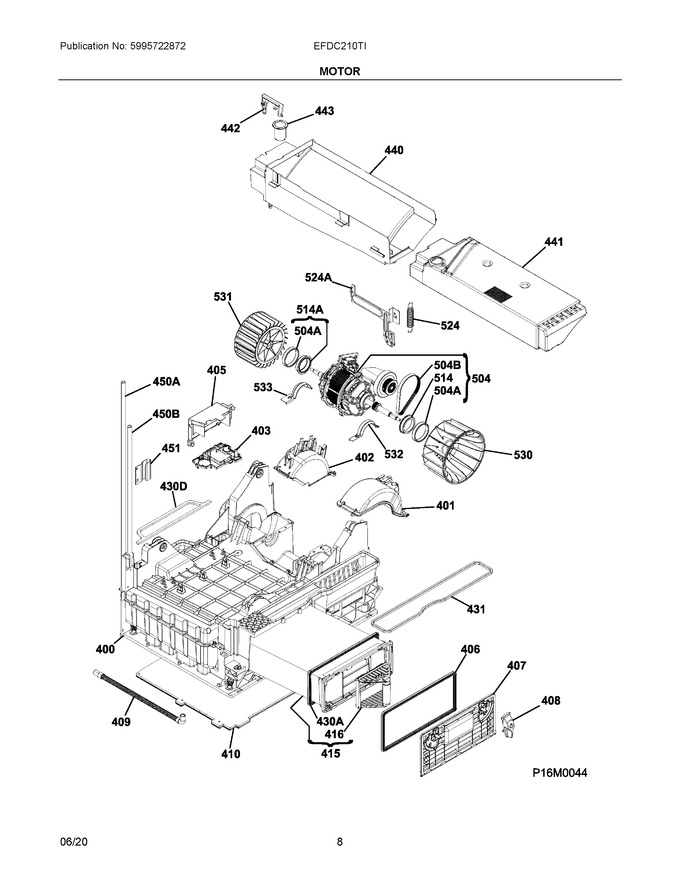 Diagram for EFDC210TIW00